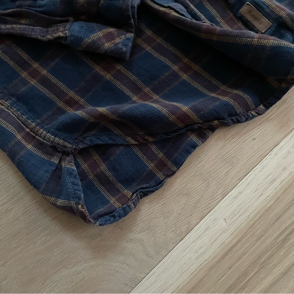 ROOTS Women’s Flannel Button Down 100% Cotton - Picture 8 of 8